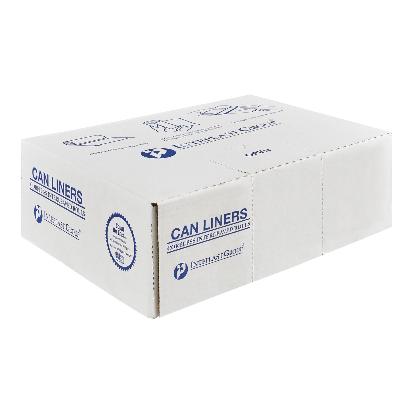 LINER, CAN CLR 0.70MIL 24"X32"12-16GL