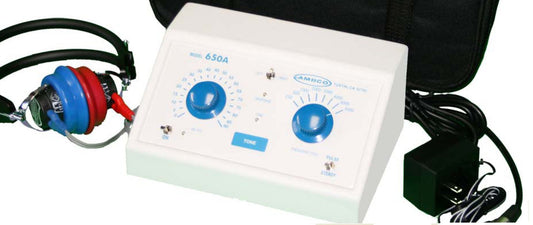 AUDIOMETER, PURE TONE PORTABLE650 AMBCO