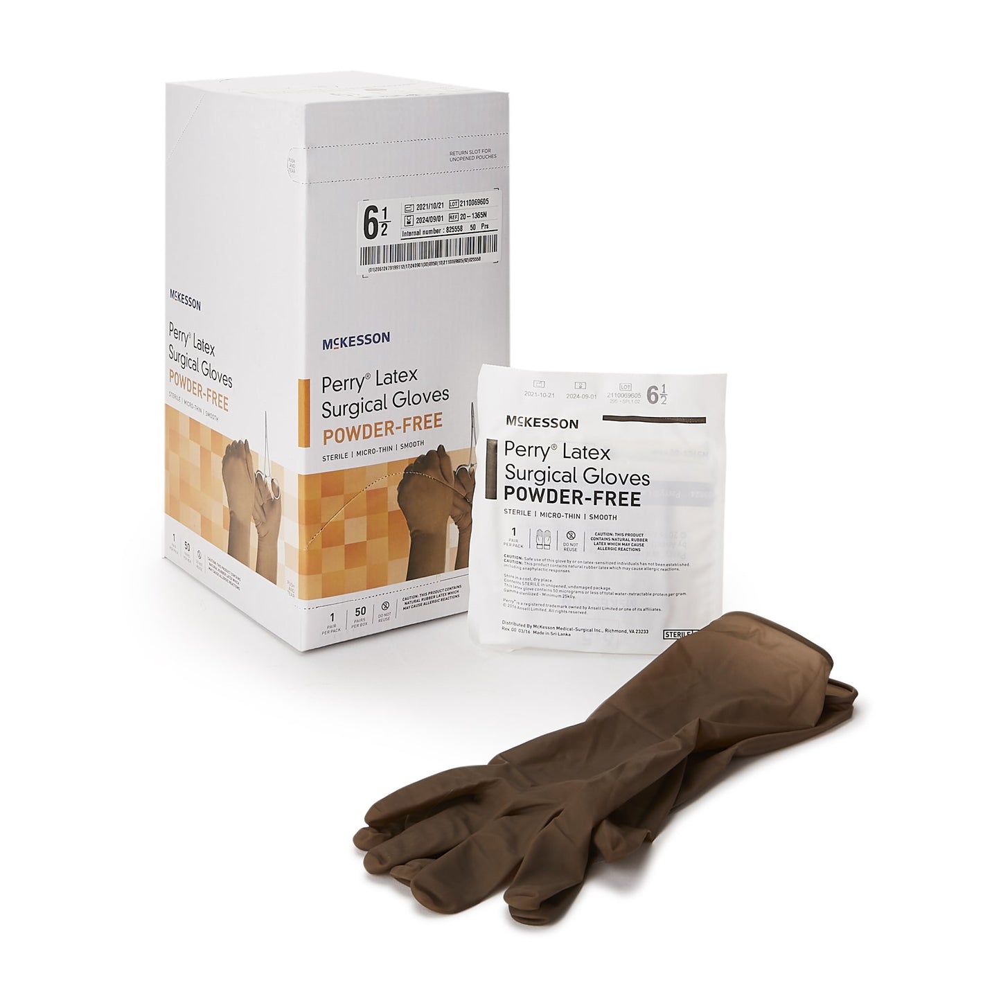 GLOVE, SURG LTX 6.5 STR2 SMTHMICROTHIN
