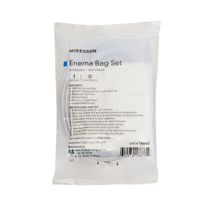 BAG, ENEMA W/SOAP 1500CC