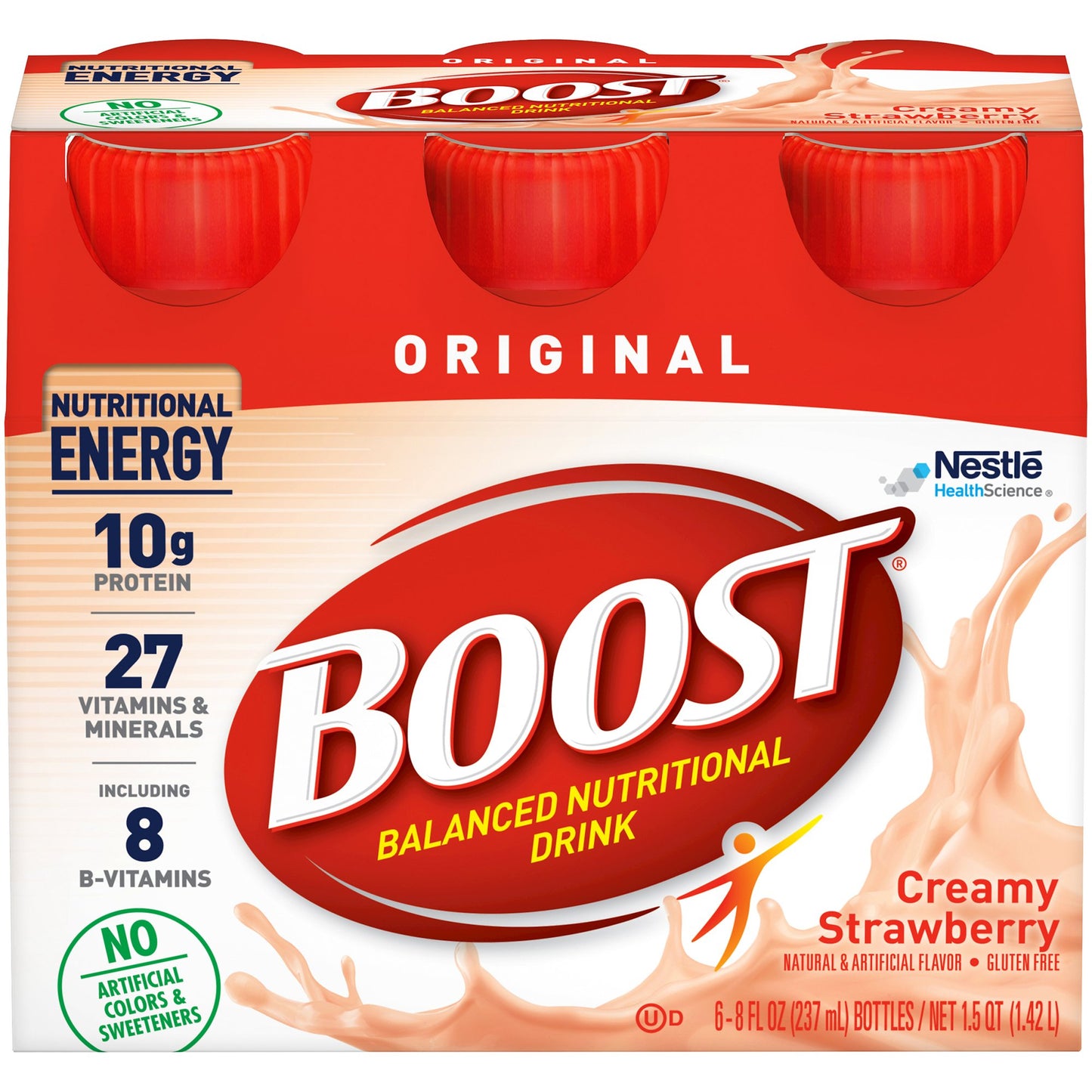 BOOST, ORIGINALCREAMY STRAWBERRY FE 8OZ