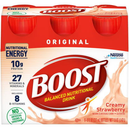 BOOST, ORIGINALCREAMY STRAWBERRY FE 8OZ