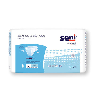 BRIEF, INCONT SENI CLASSIC PLUS LG 45"-59"