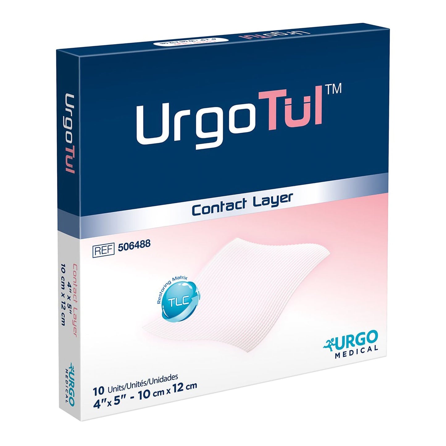 DRESSING, WOUND URGOTUL CONTACT LAYER 4"X5"