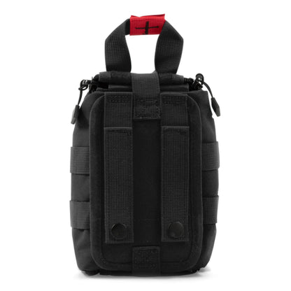 FIRST AID KIT, TFAK TRAUMA PRO 35PC NYLON BAG BLK 8X5X4"