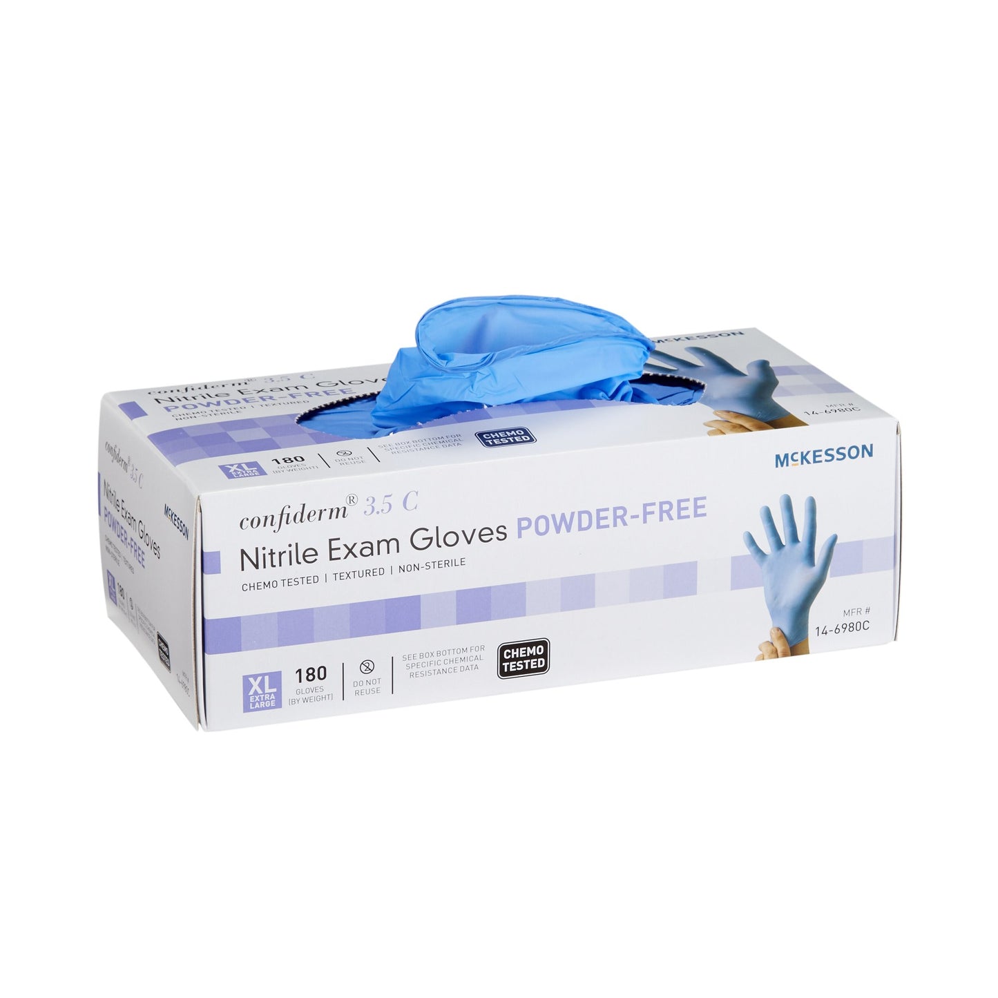 GLOVE, EXAM NTRL XL N/S CHEMO3.5C