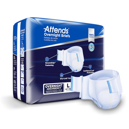 BRIEF, EXTENDED WEAR LG