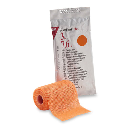TAPE, CAST SCOTCHCAST 3"X4YDSBRT ORG