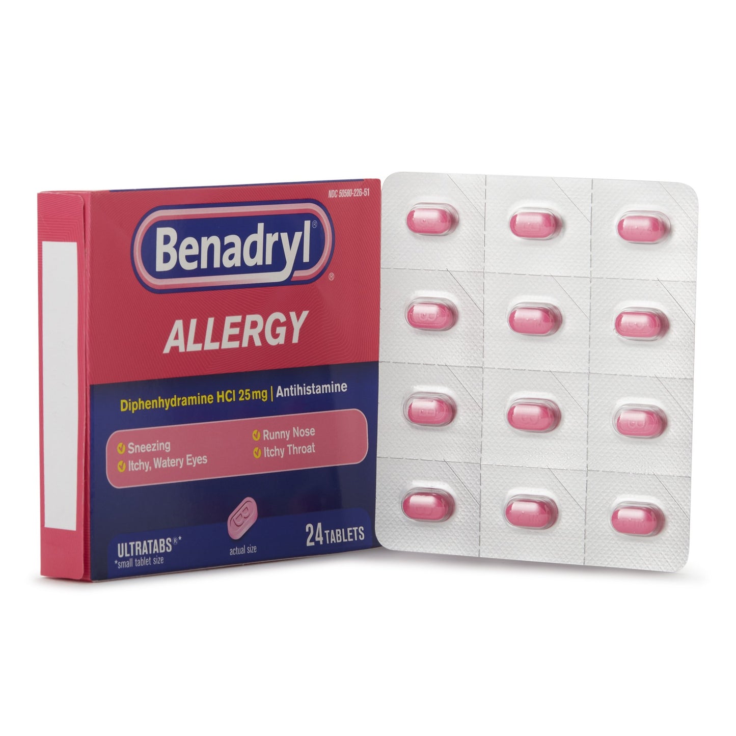 BENADRYL ULTRA, TAB 25MG