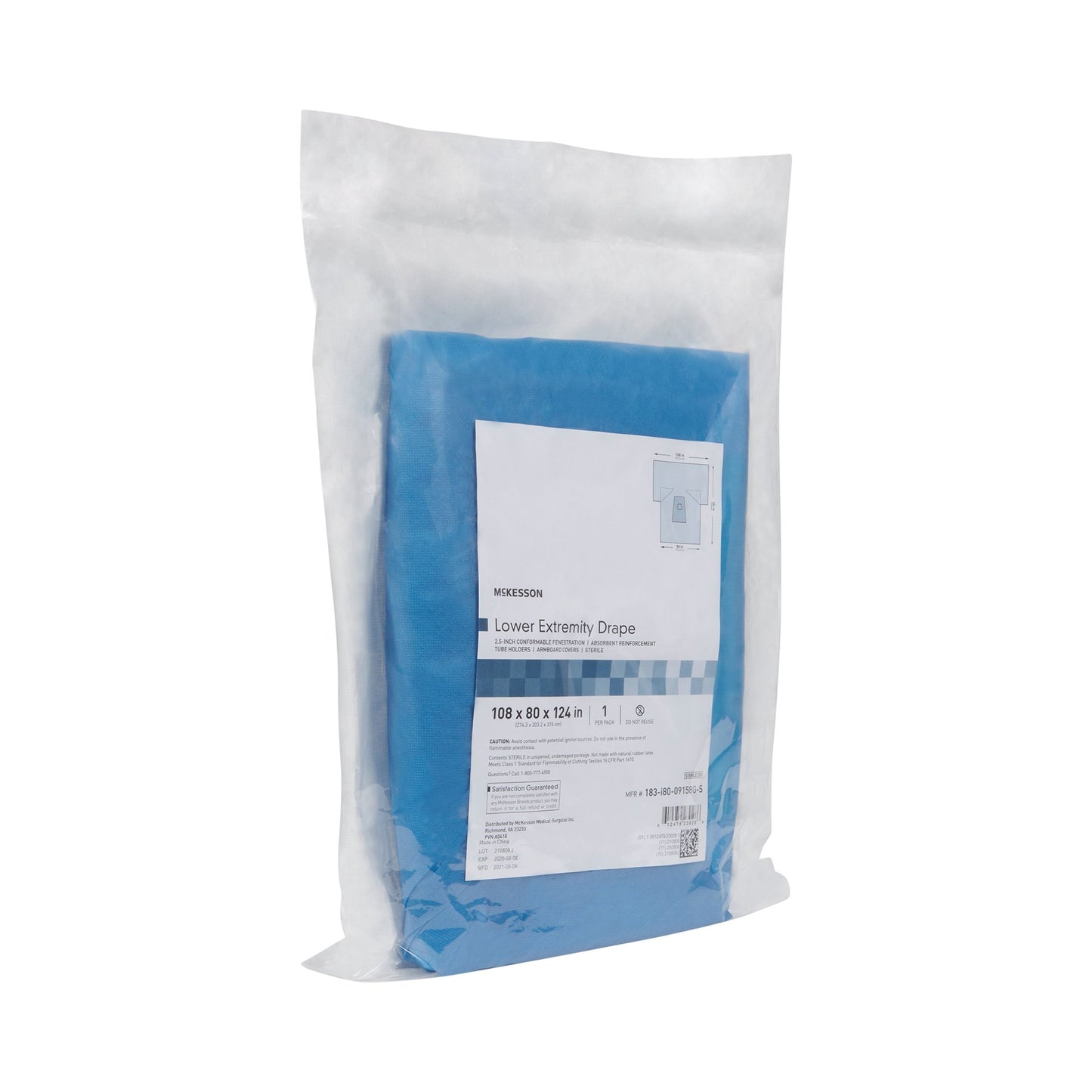 DRAPE, SURG ORTHO LOWER EXTREMW/ABS 108"X80"X124"