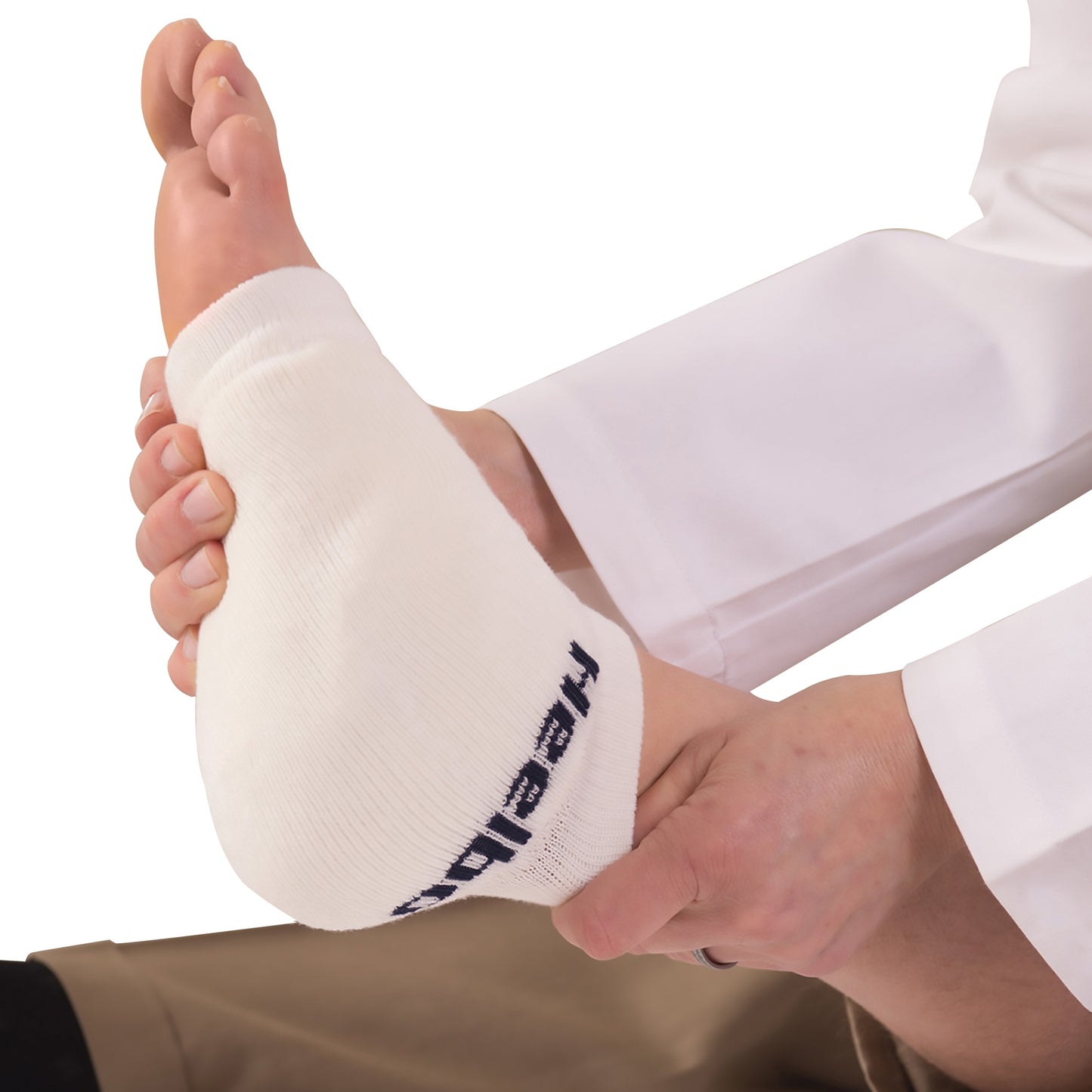 PAD, HEEL/ELBOW WHT LG