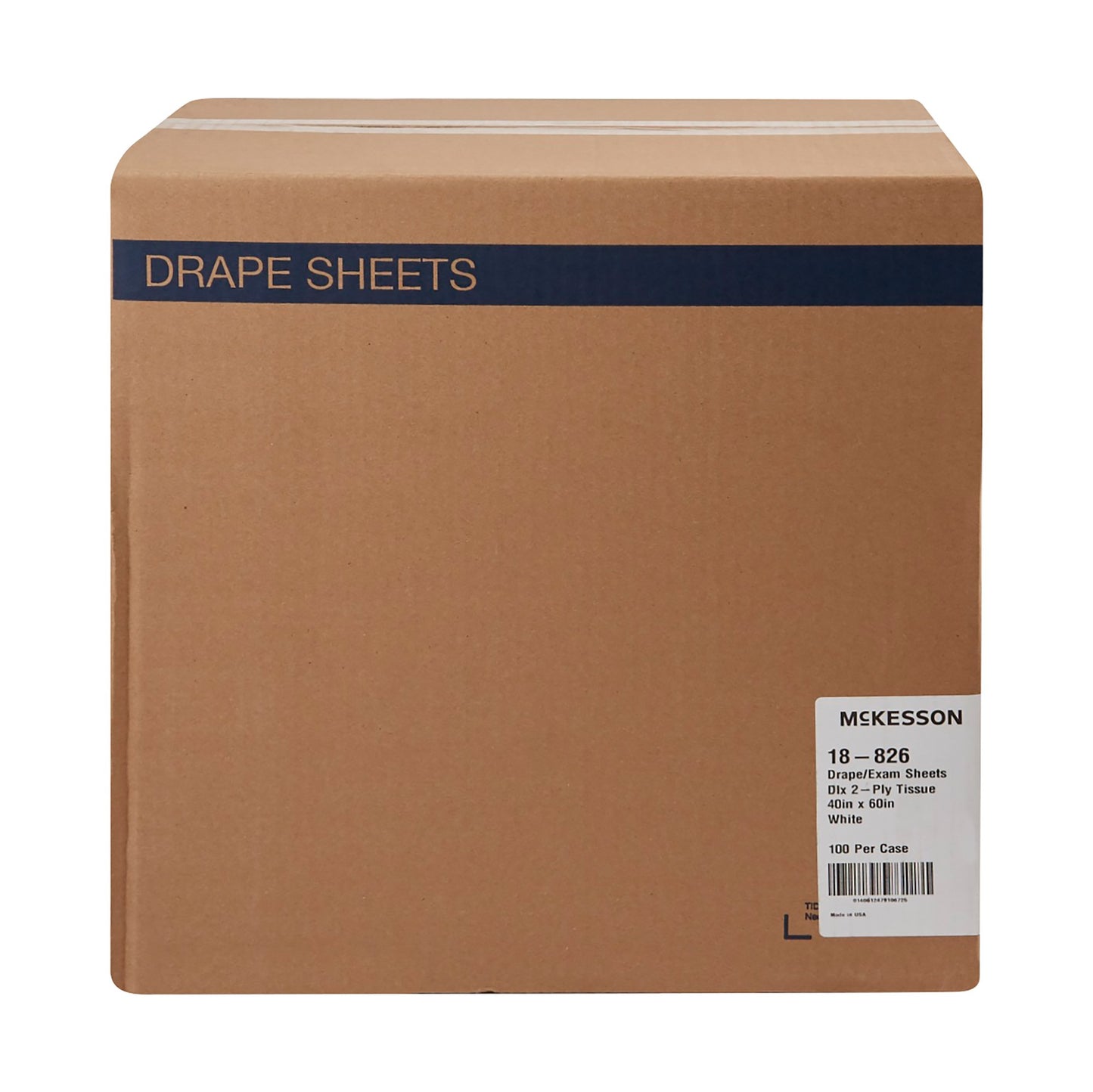 SHEET, DRAPE 2PLY WHT 40X60