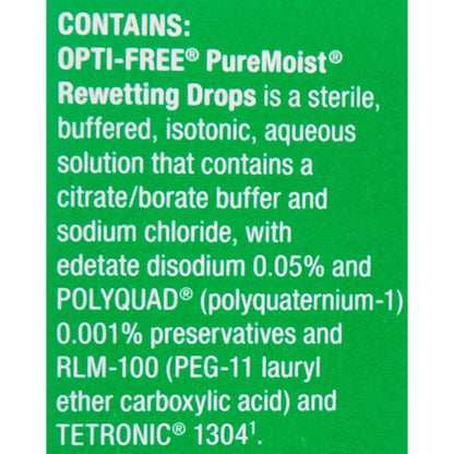 OPTI-FREE PUREMOIST REWETING,DRP 12ML 9ALCON