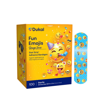 BANDAGE, ADH EMOJIS 3/4"X3"
