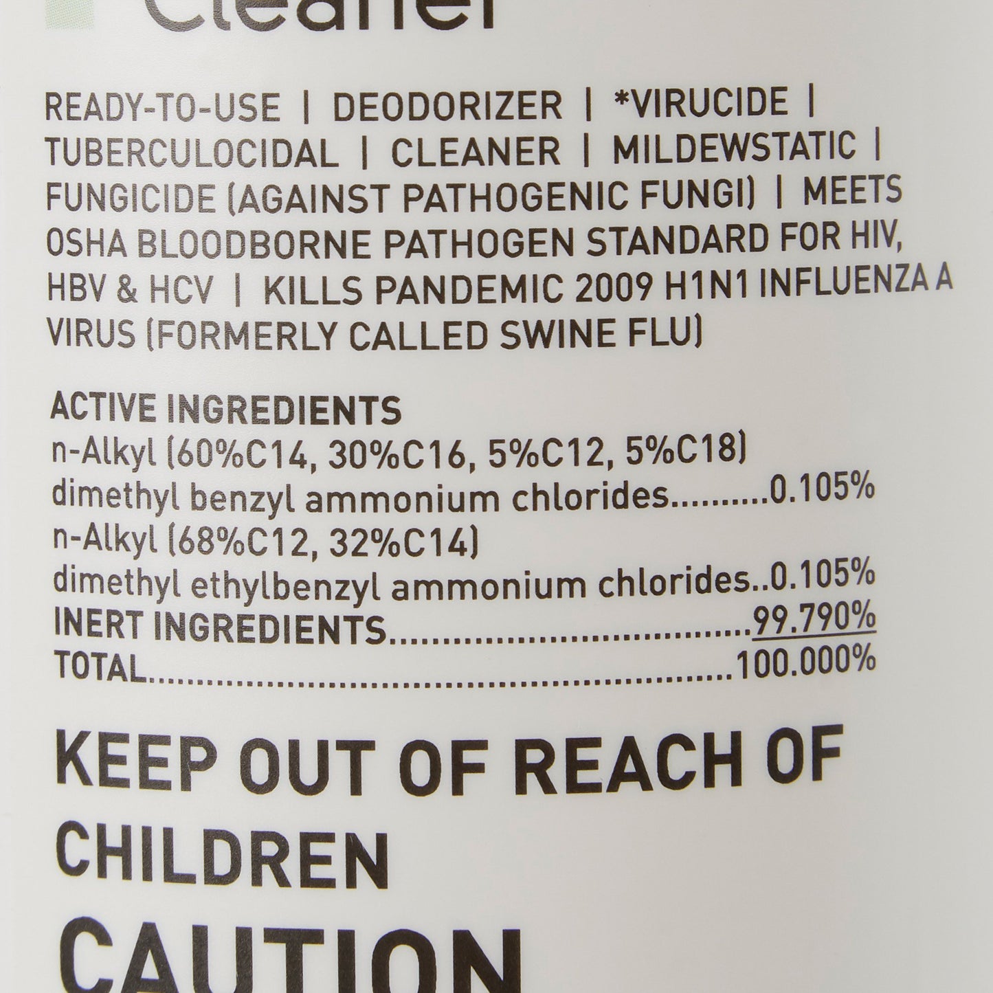 CLEANER/DISINFECT, PRO-TECH RTU 32OZ