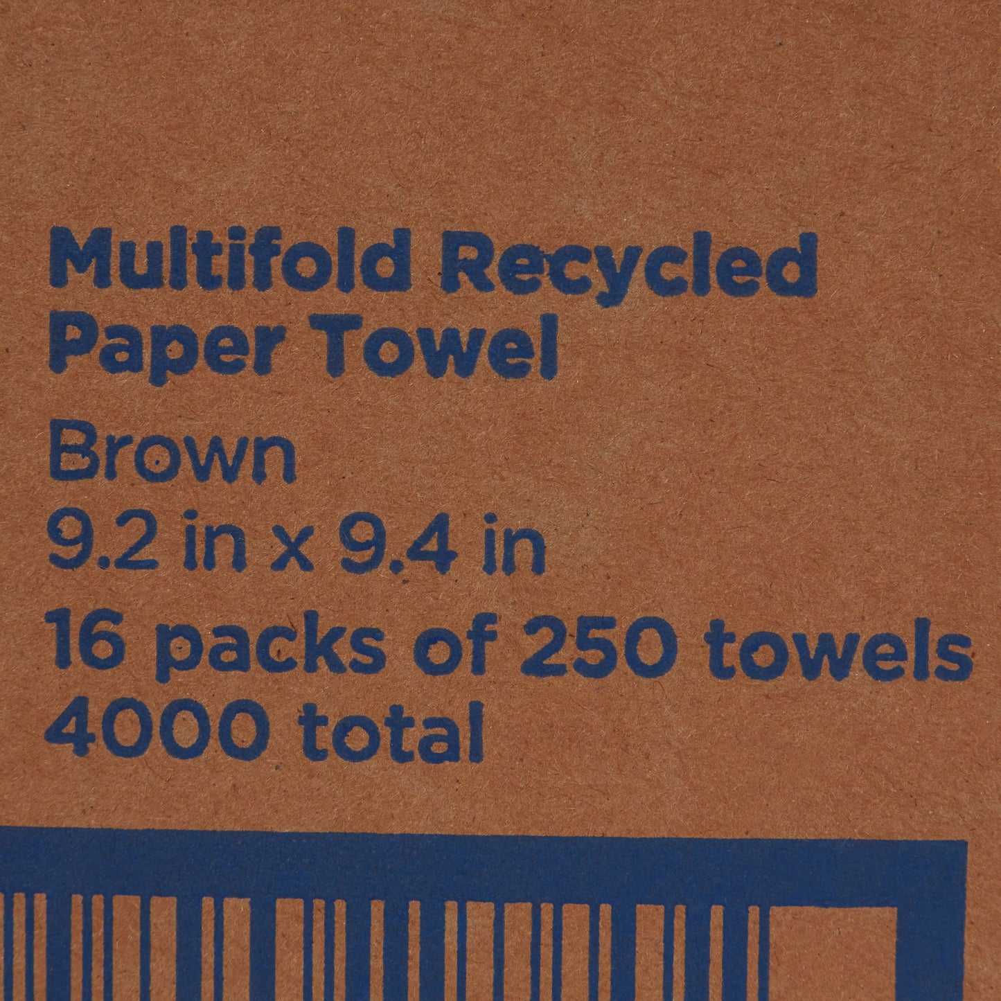 TOWEL, PAPER MULTI-FOLD BRN