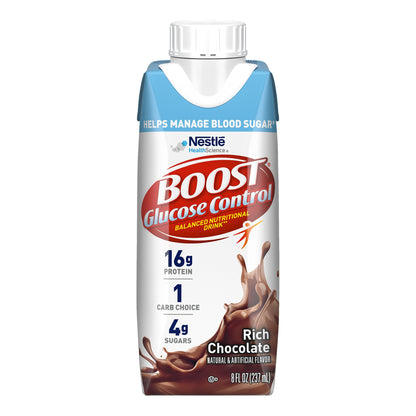 BOOST, GLUCOSE CONTROL RICH CHOCOLATE 8OZ
