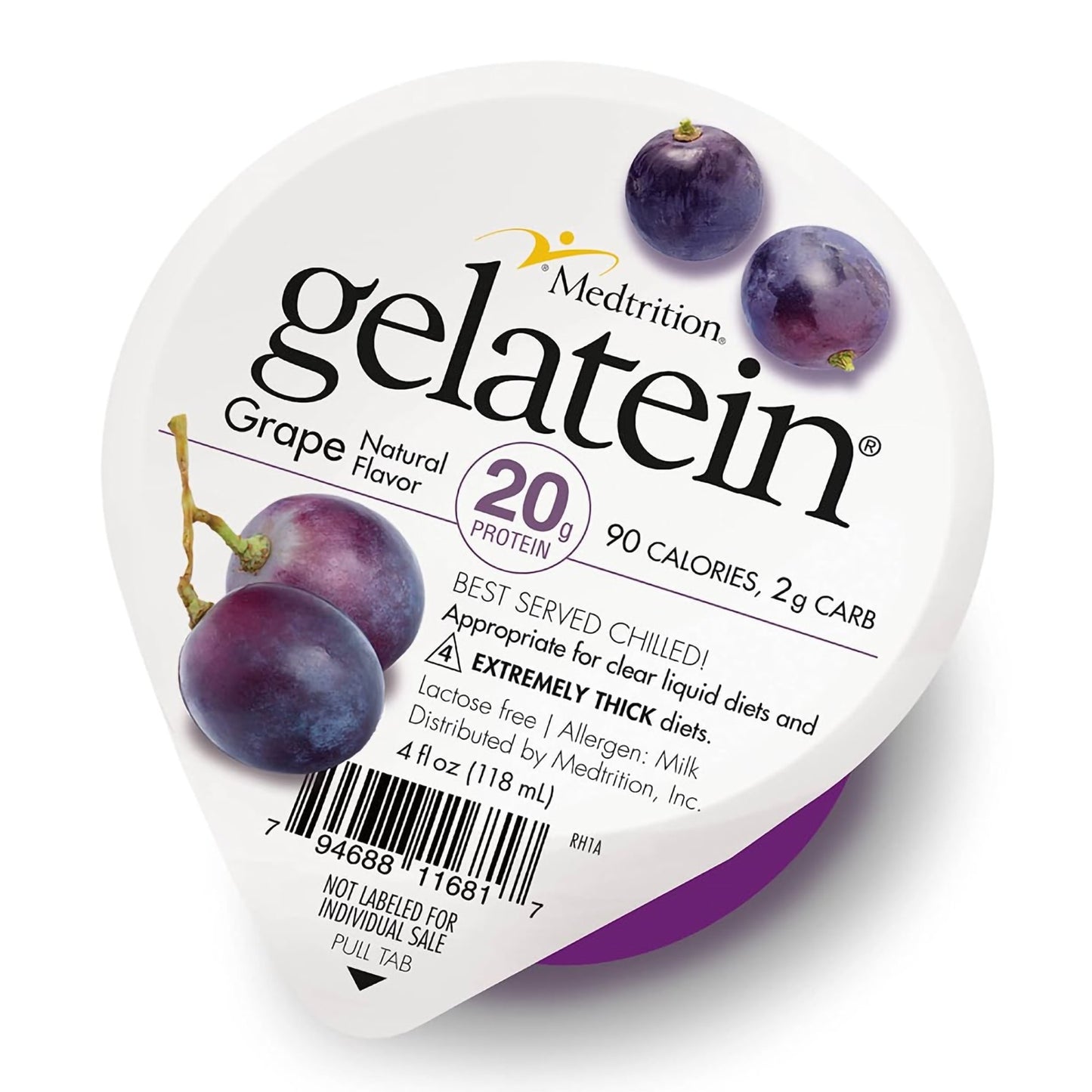 GELATEIN, PROSOURCE HIGH PROTEIN CUP GRAPE 4OZ