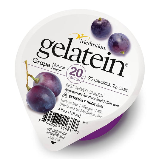 GELATEIN, PROSOURCE HIGH PROTEIN CUP GRAPE 4OZ