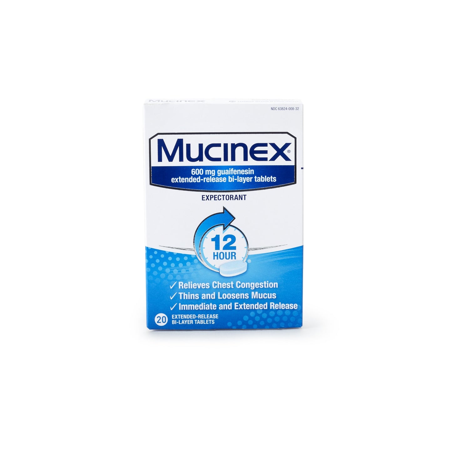 MUCINEX, TAB ER 600MG