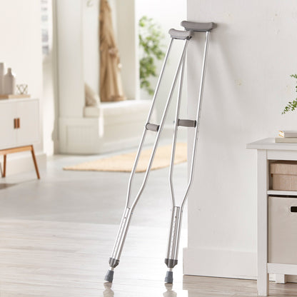 CRUTCH, ALUMINIUM QUICK ADJ TALL ADLT 350LB