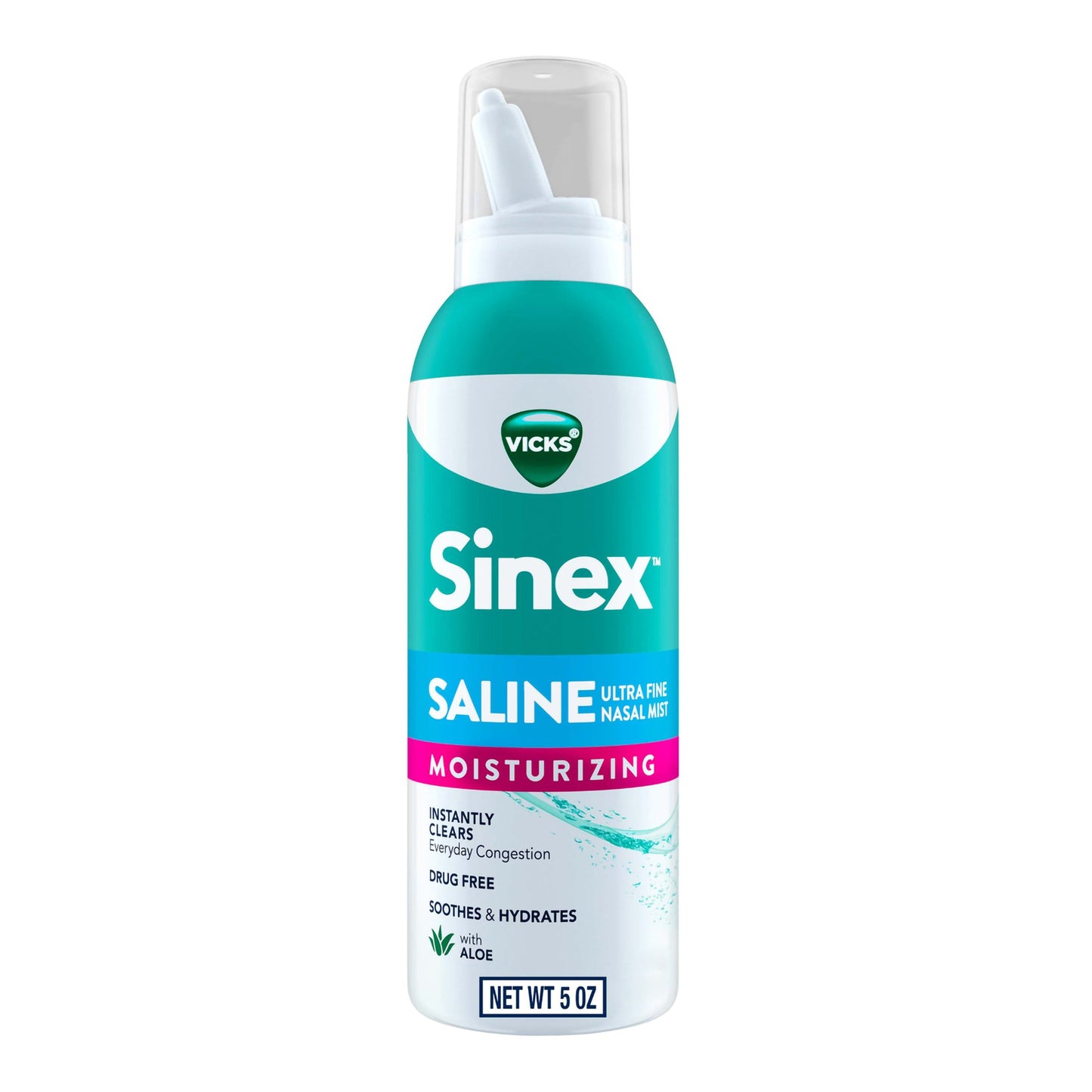 SINEX, SPR VICKS SALINE ULTRAFINE NASAL MIST W/ALOE 5OZ