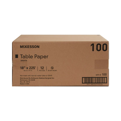 PAPER, TABLE SMTH ECON WHT 18"X225'