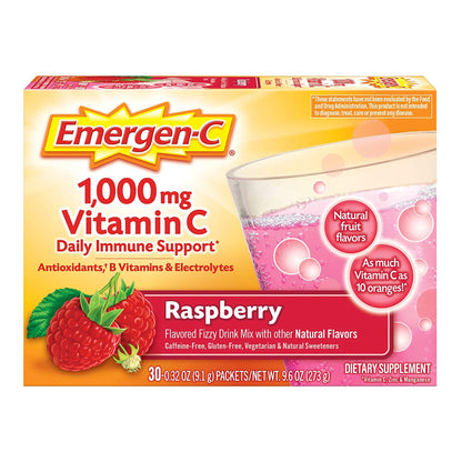 EMERGEN-C, DRINK MIX RASPBERRY