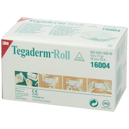 DRESSING, TEGADERM ROLL TRANSP4"X11YDS