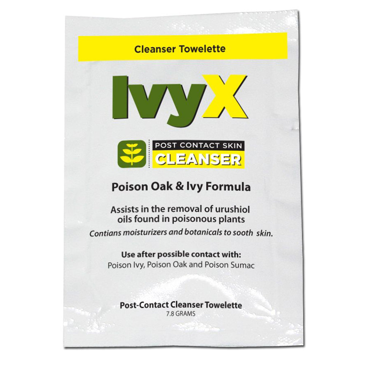 IVYX, TOWELETTE POISON IVY/OAKPOST-CONTACT
