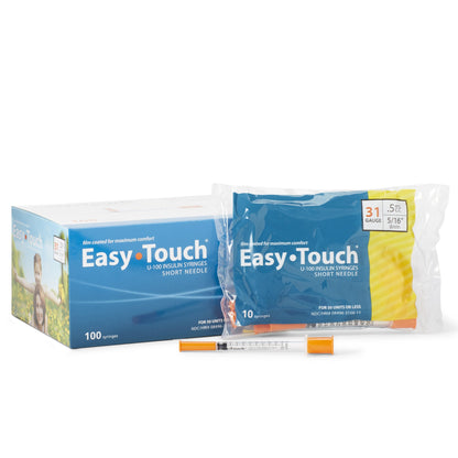 SYRINGE/NDL, EASY TOUCH .5CC 31GX5/16"