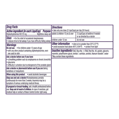 ZZZQUIL, LIQ CAP NIGHTTIME SLEEP AID