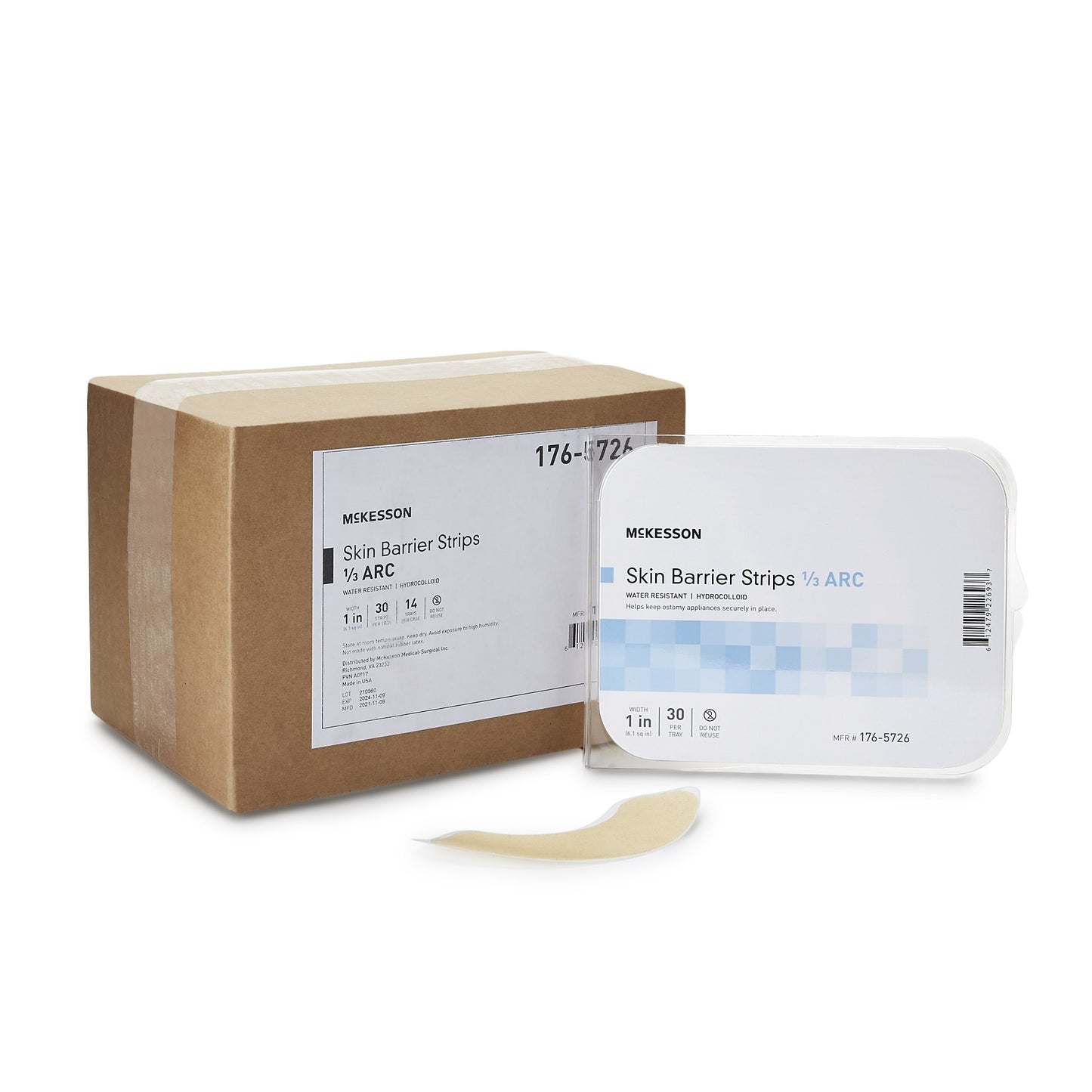 BARRIER, SKIN OSTOMY 1/3-ARC