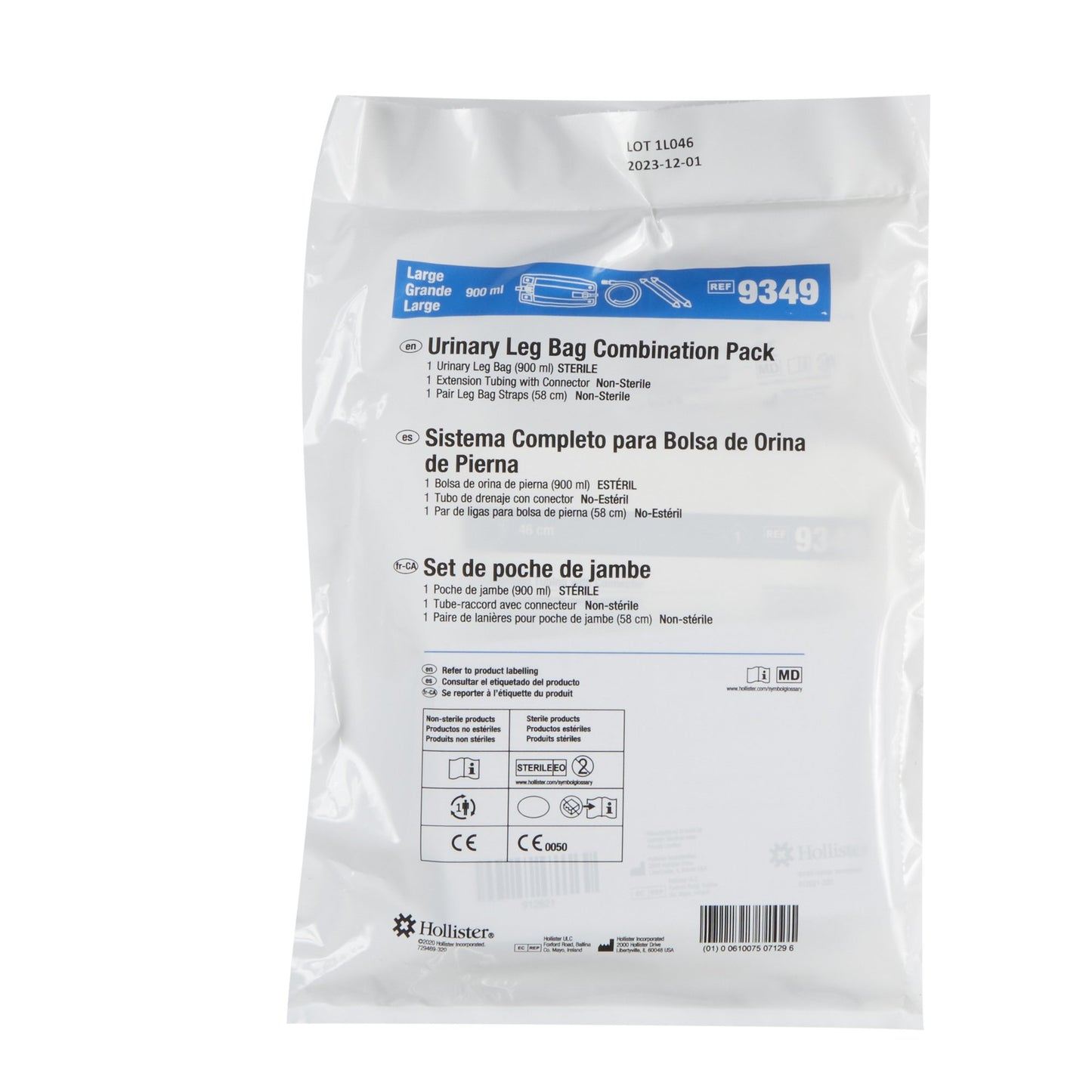 BAG, URINARY LEG LTX FREE 32OZ
