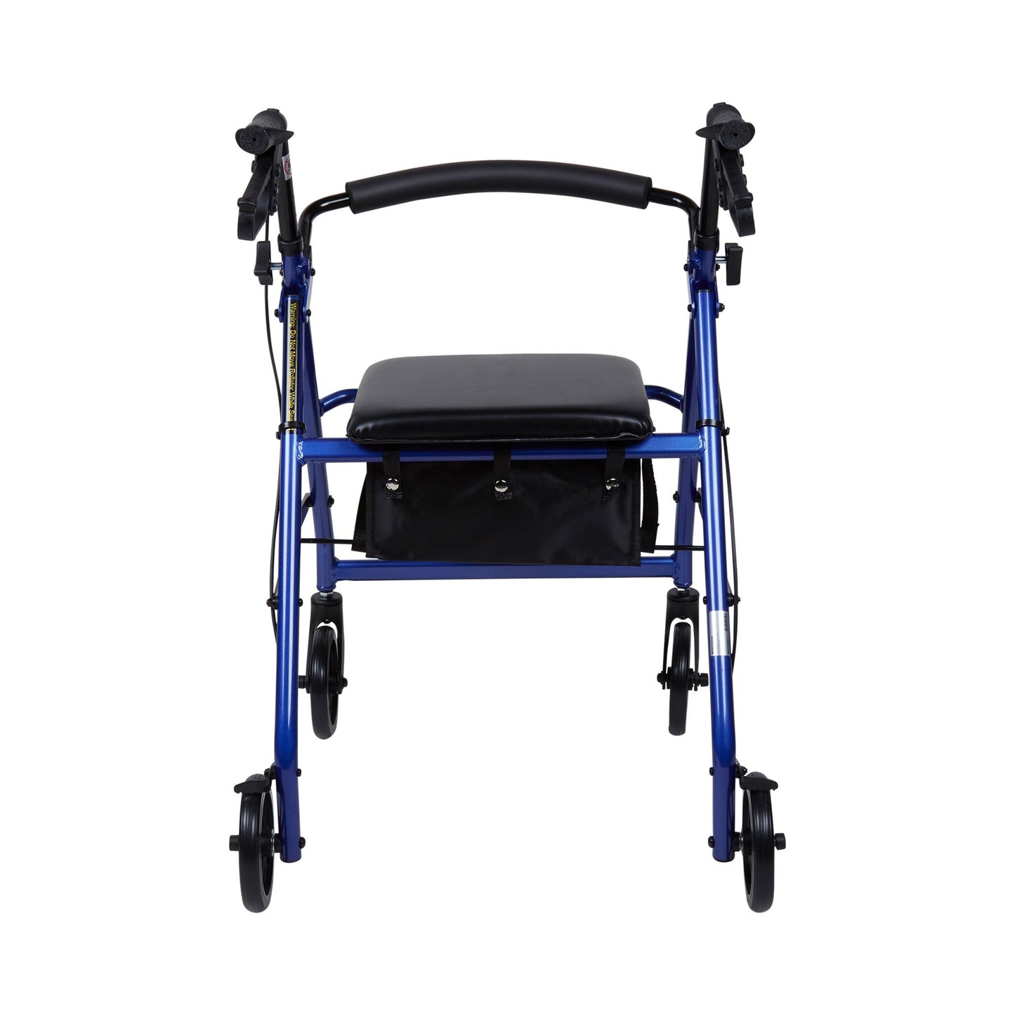 WALKER, ROLLATOR LTWT FOLDINGALUM W/6" WHLS BLU 300LB