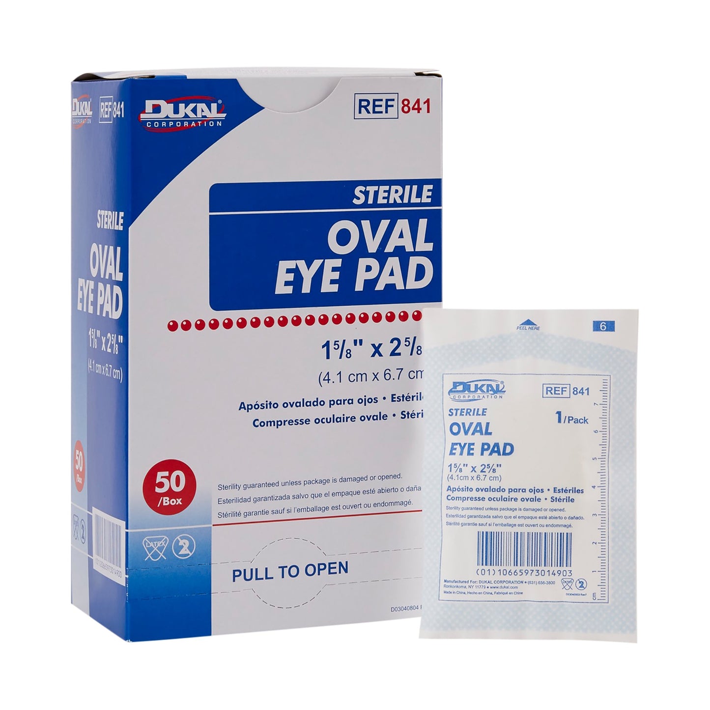 PAD, EYE 1 5/8"X2 5/8" OVAL STR