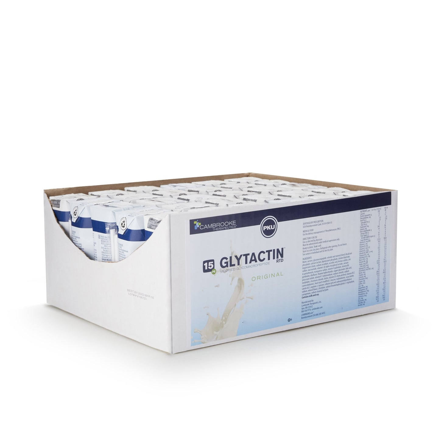 SUPPLEMENT, ORAL GLYTACTIN RTDORIG 15GM 8.3OZ