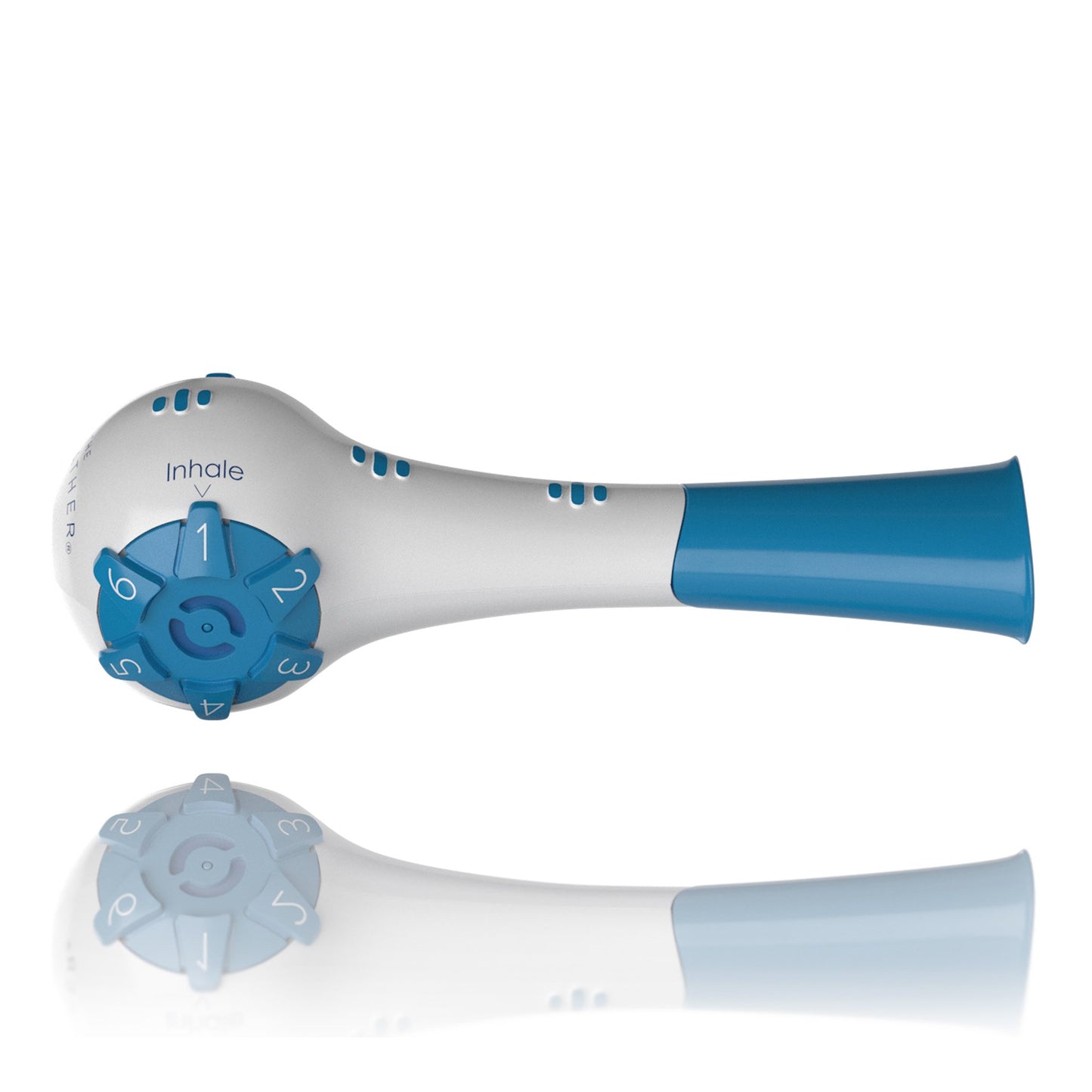 EXERCISER, RESPIRATORY TRAINERBREATHER BLU