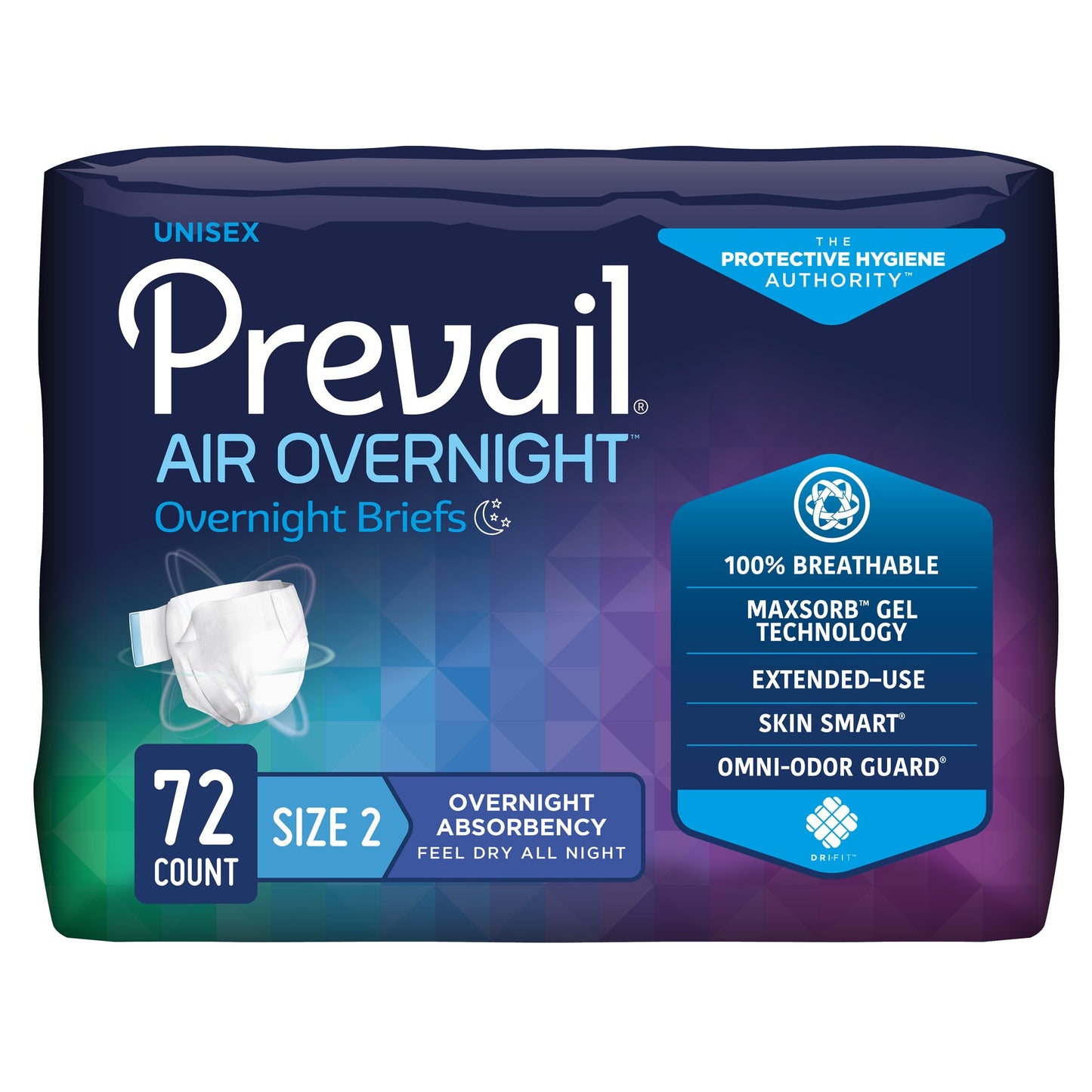 BRIEF, INCONT PREVAIL AIR SZ245"-62"