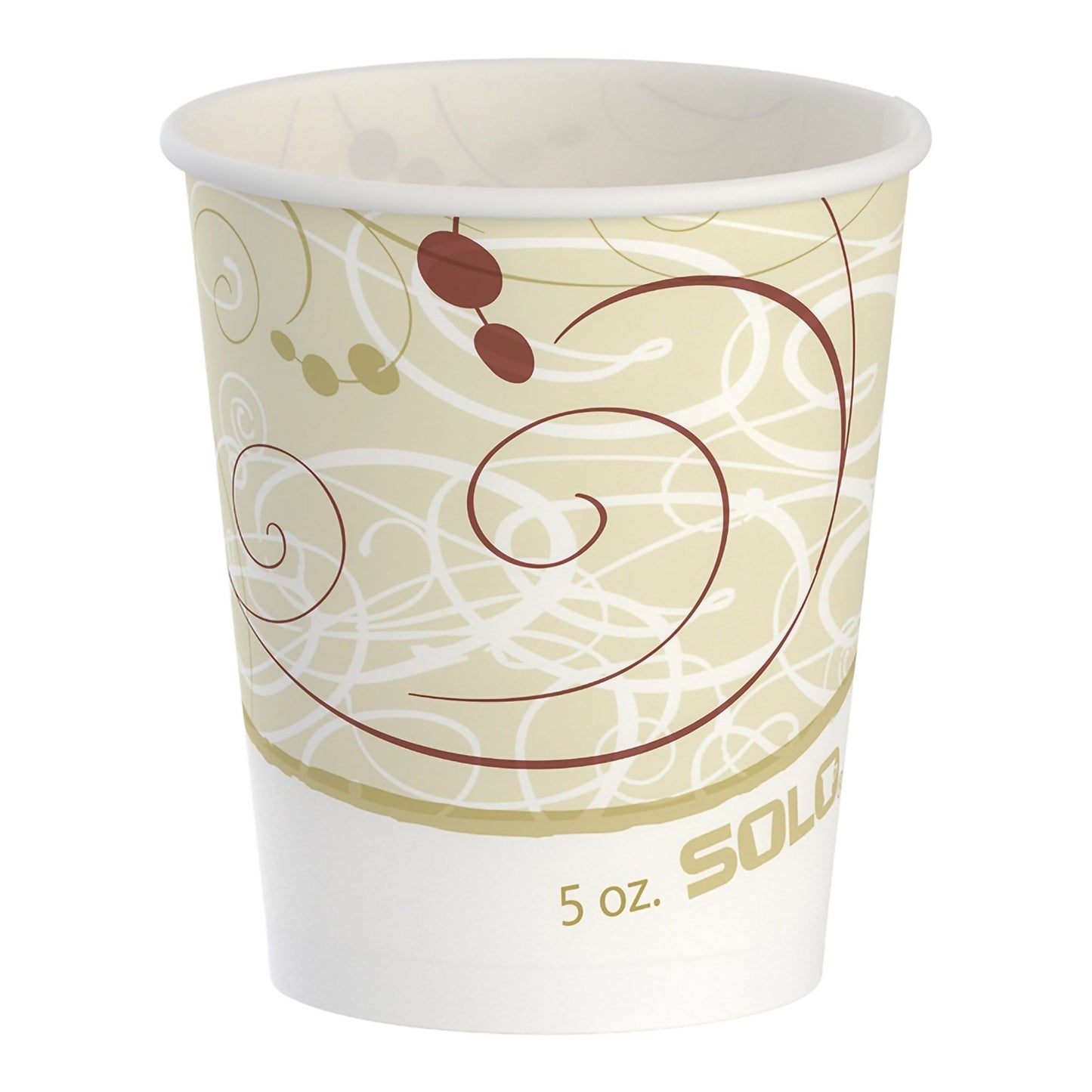 CUP, WATER/REFILL SYMPHONY WAXD 5OZ
