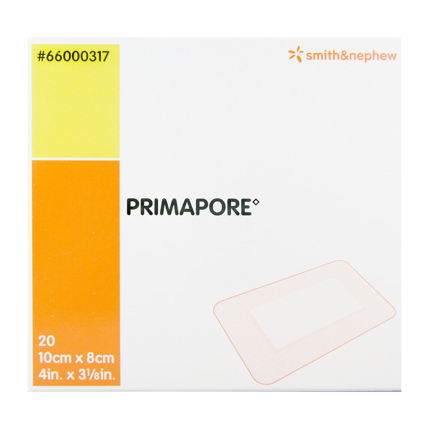 DRESSING, PRIMAPORE ABSORBENT4"X3 1/8"