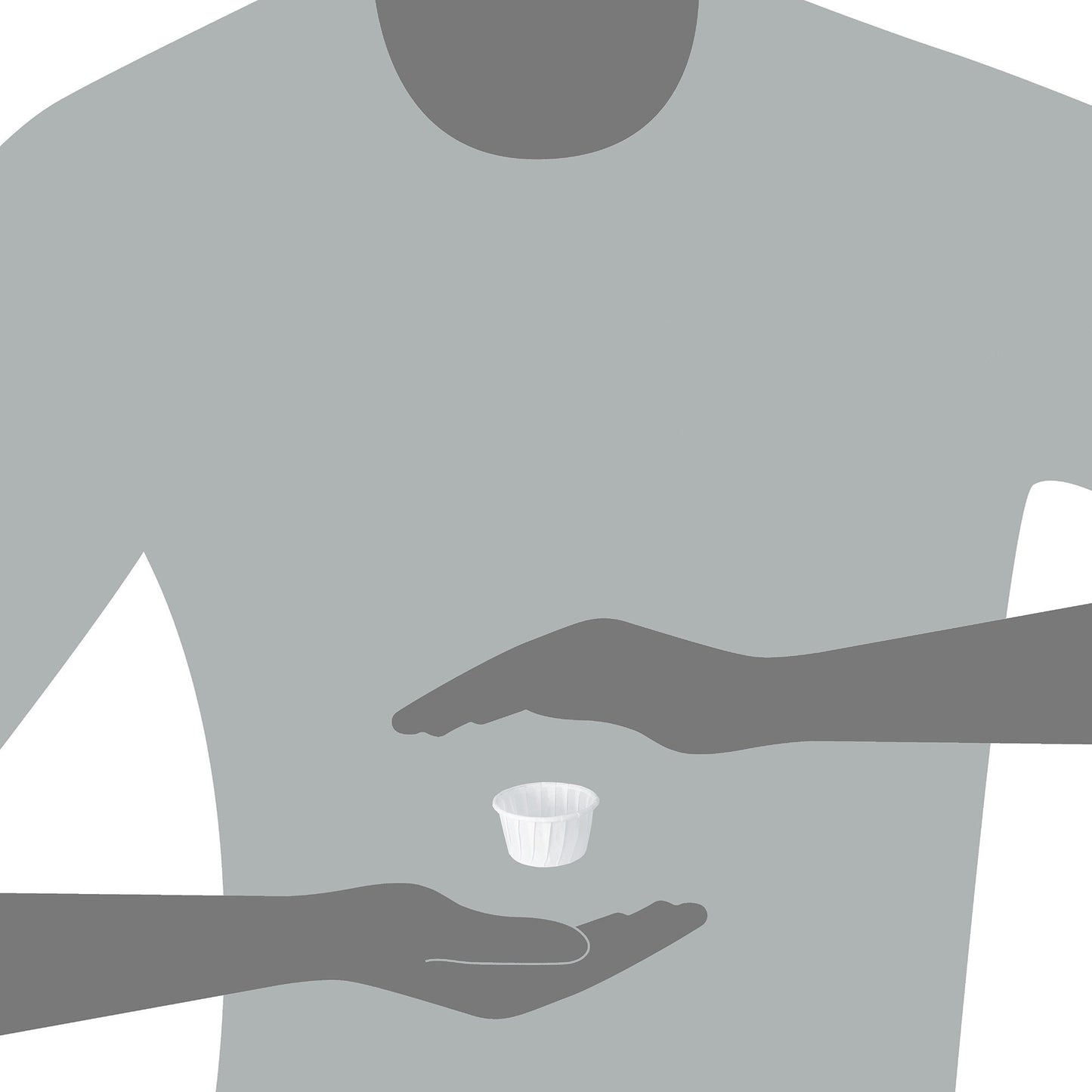 CUP, SOUFFLE PORTION PAPER WHT1.25OZ