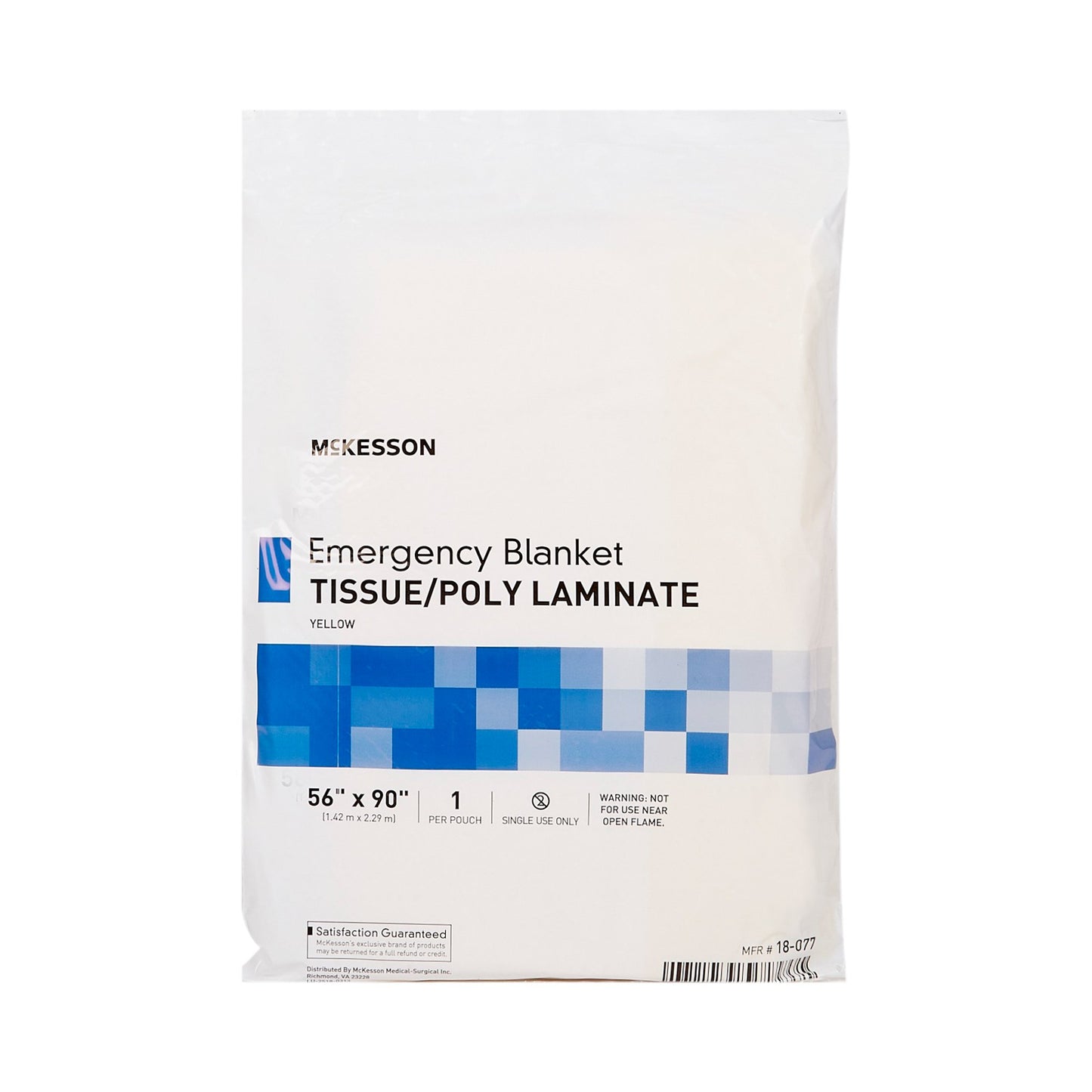 BLANKET, EMERGENCY T/P YLW 56X90