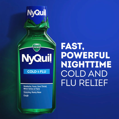 NYQUIL, LIQ VICKS COLD & FLU NIGHTTIME 8OZ