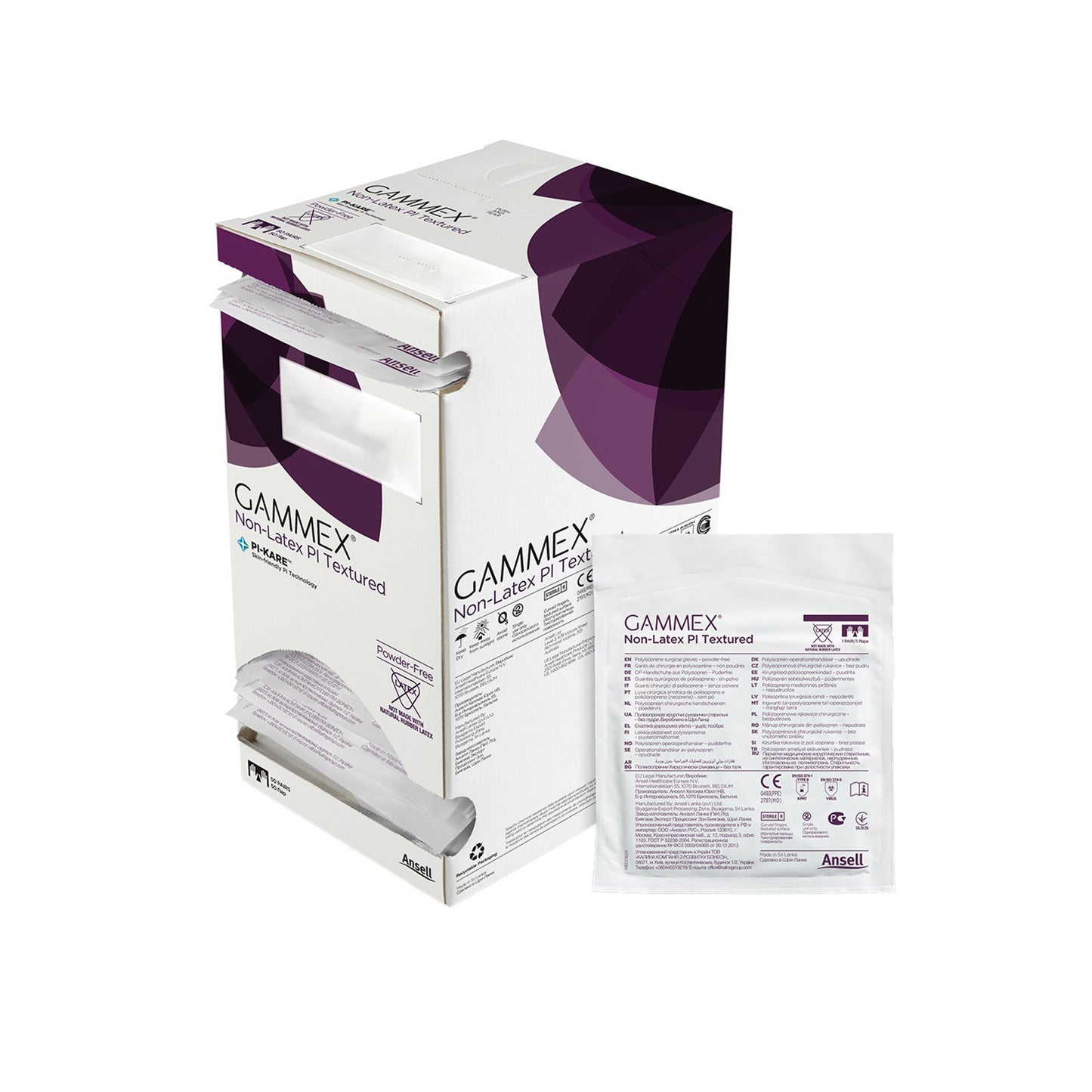 GLOVE, SURG PLYISO 8.0 STR2 TXT