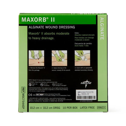 DRESSING, MAXORB II ALGINATE 4"X4"