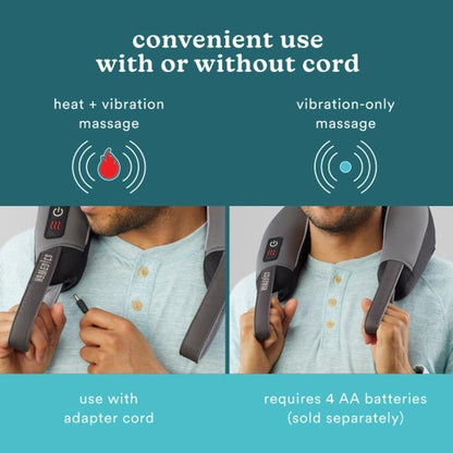 MASSAGER, NECK PRO THERAPY VIBRATION W/HEAT