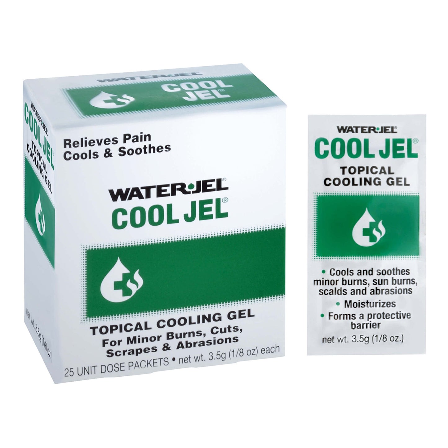 GEL, BURN WATERJEL COOL JEL 3.5GM