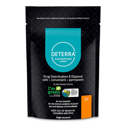 POUCH, DRUG DISPOSAL DETERRA SM