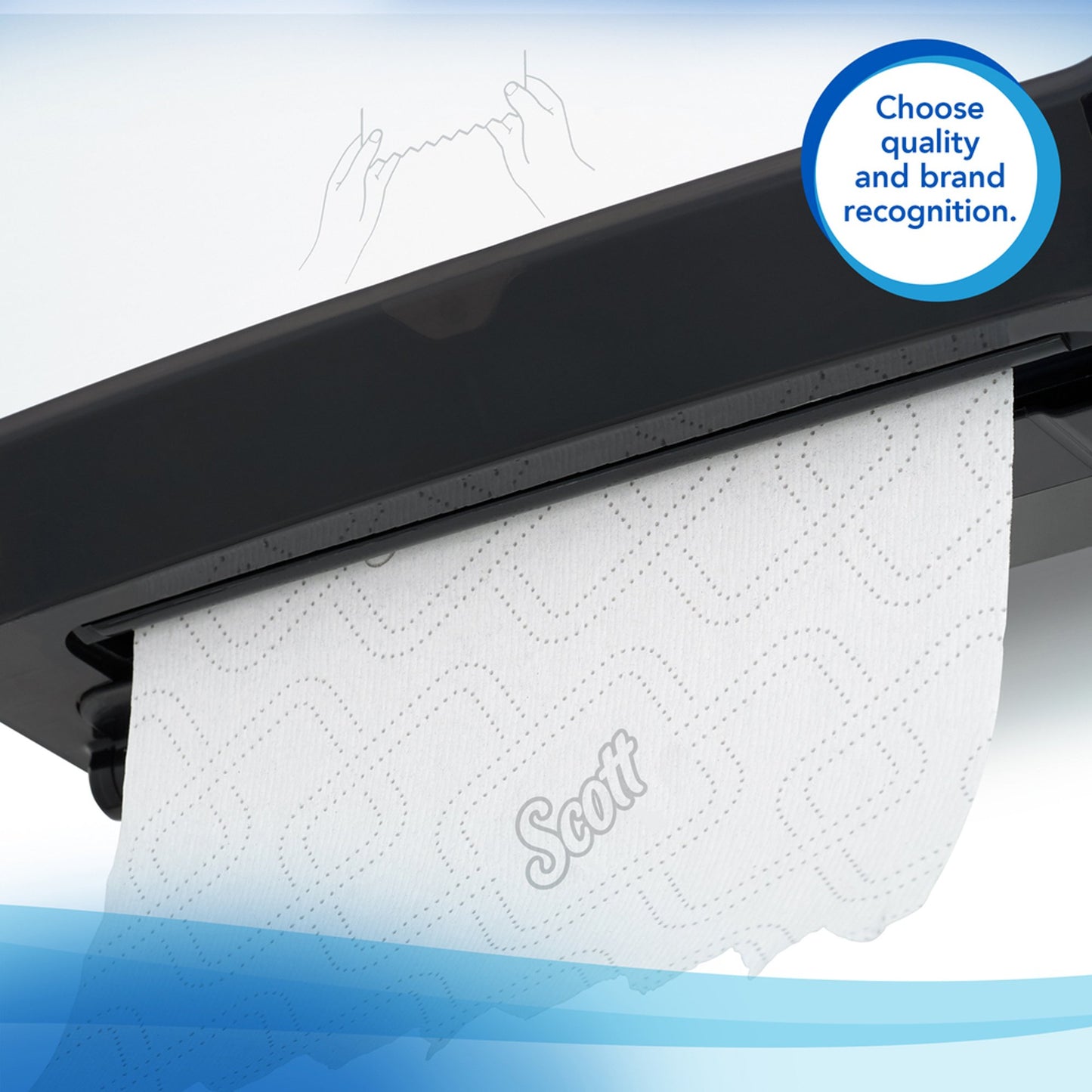 TOWEL, PAPER SCOTT SLIMROLL WHT 580'